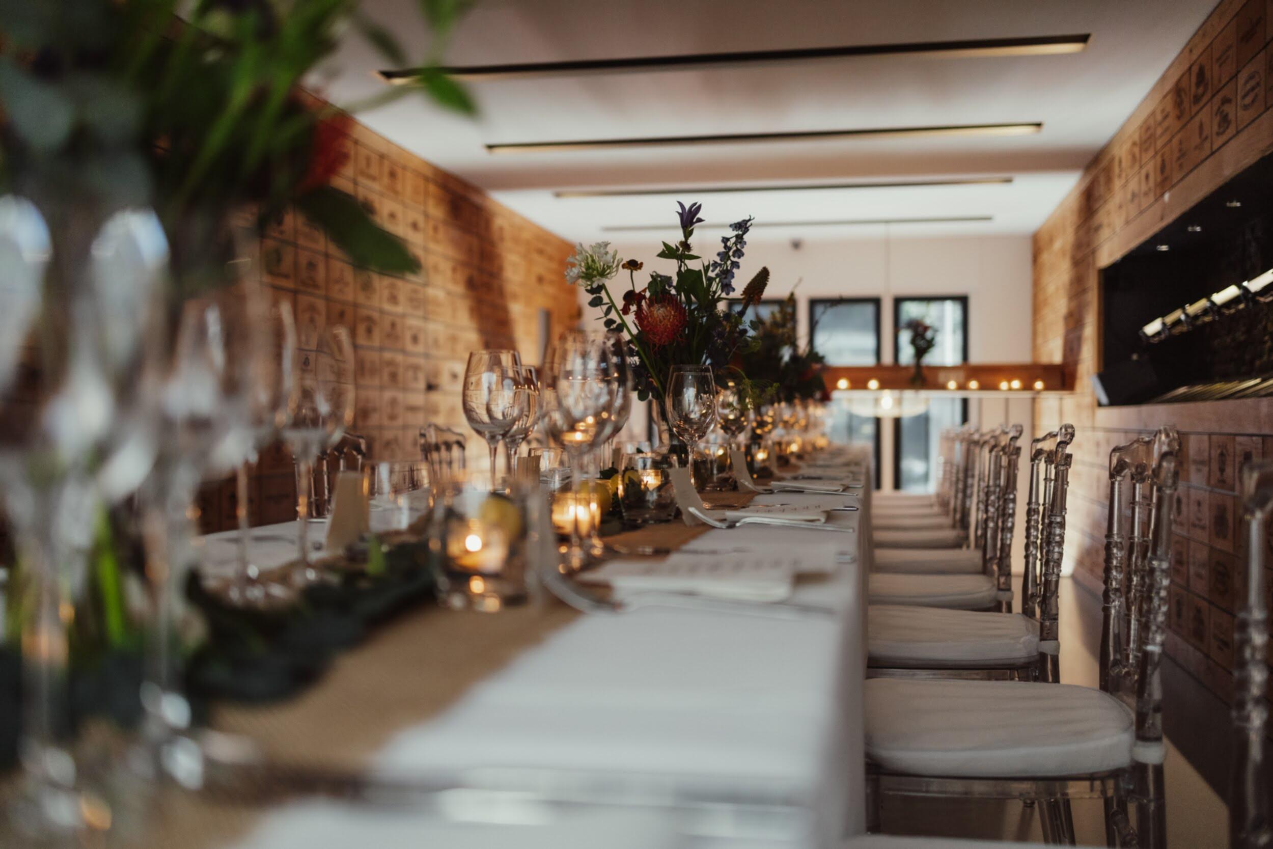 Italian wedding dinner